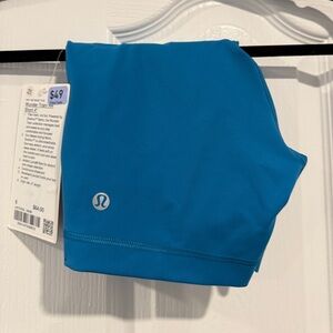 Lululemon NWT Wunder Train HR Short 4” - Size 6 - Hawaiian Blue sold out online